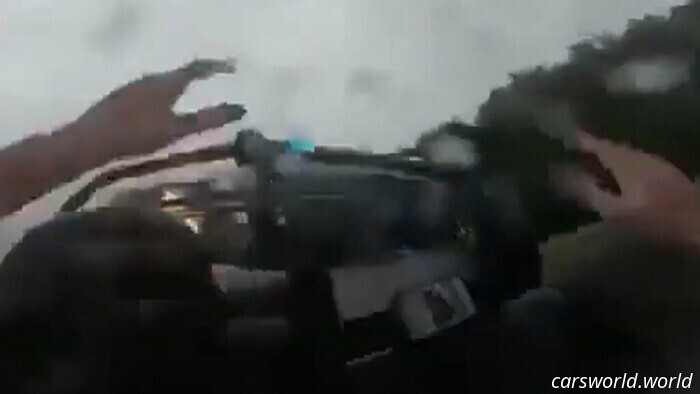 Police Strike Biker Following High-Speed Pursuit | Carscoops